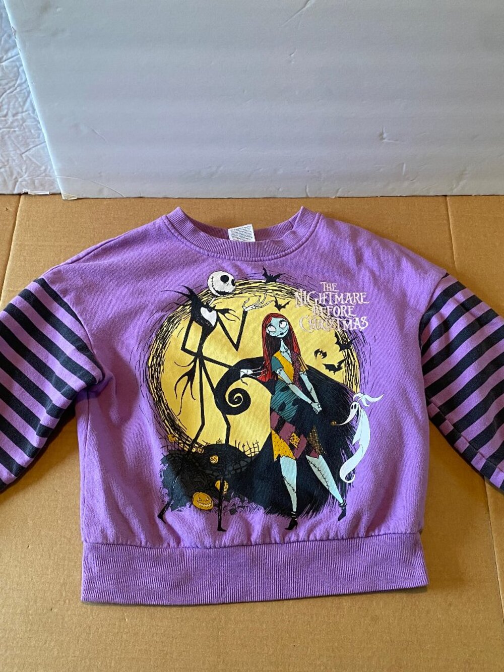 Disney Tim Burton’s The Nightmare Before Christmas Sweatshirt Girls Size XS 4-5